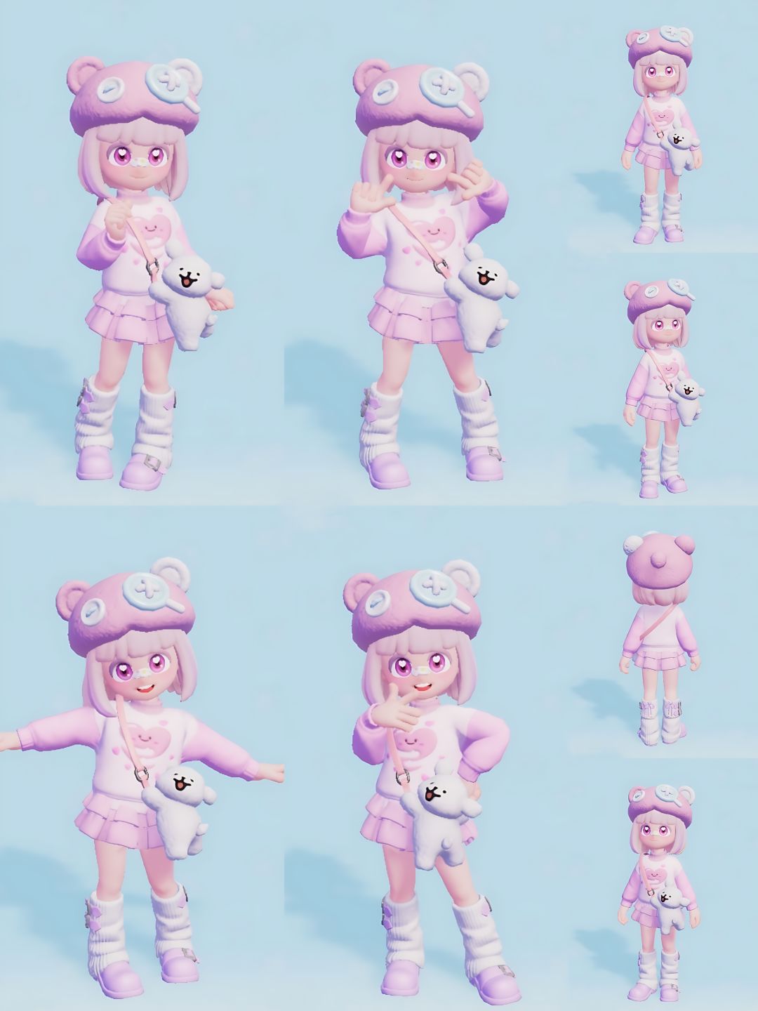 心动小镇｜春日穿搭の粉波波熊🧸 3