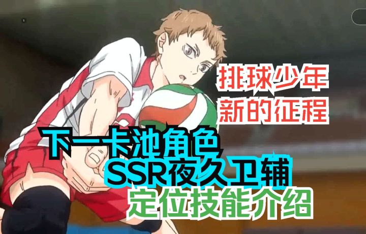 排球少年新的征程 下一个卡池角色 SSR夜久卫辅 技能定位截图