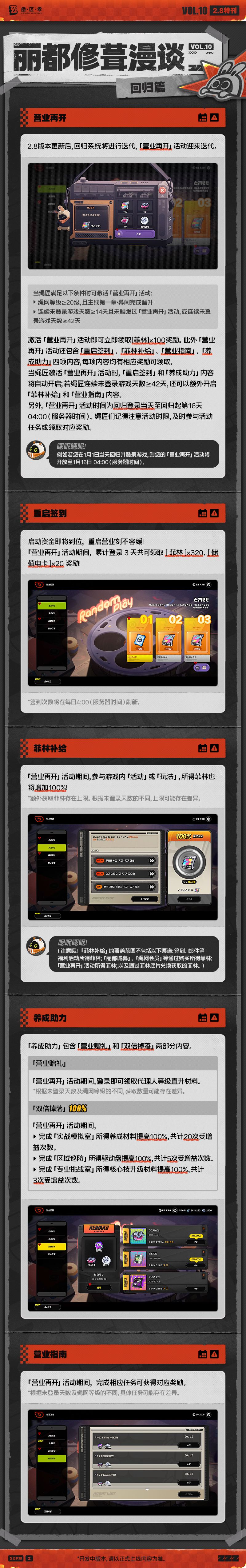 绝区零回归爆料!迭代额外送菲林 2