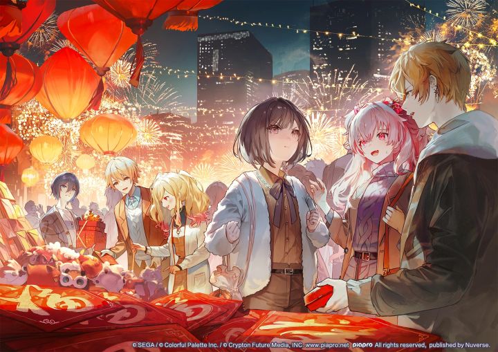 初音未来:缤纷舞台2026春节贺图公布 画师ASA卷入AI作画争议截图