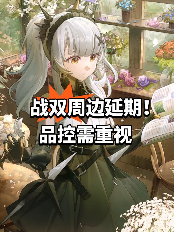 战双周边延期!品控需重视截图