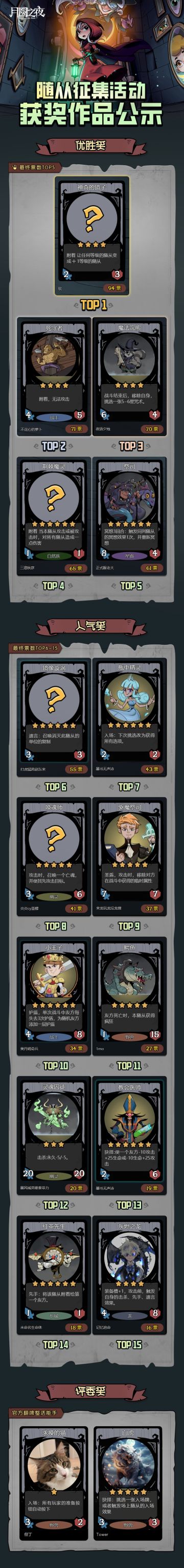 随从征集活动获奖作品公示