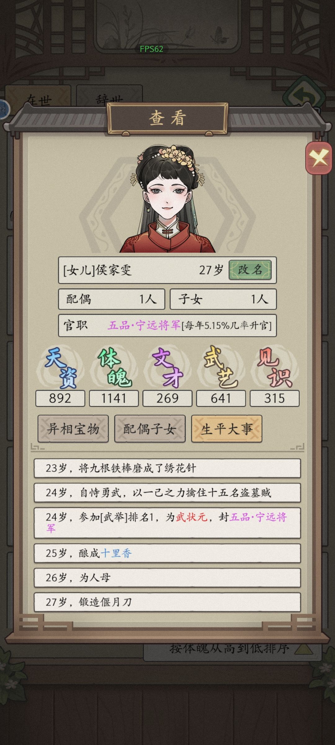 巾帼 1