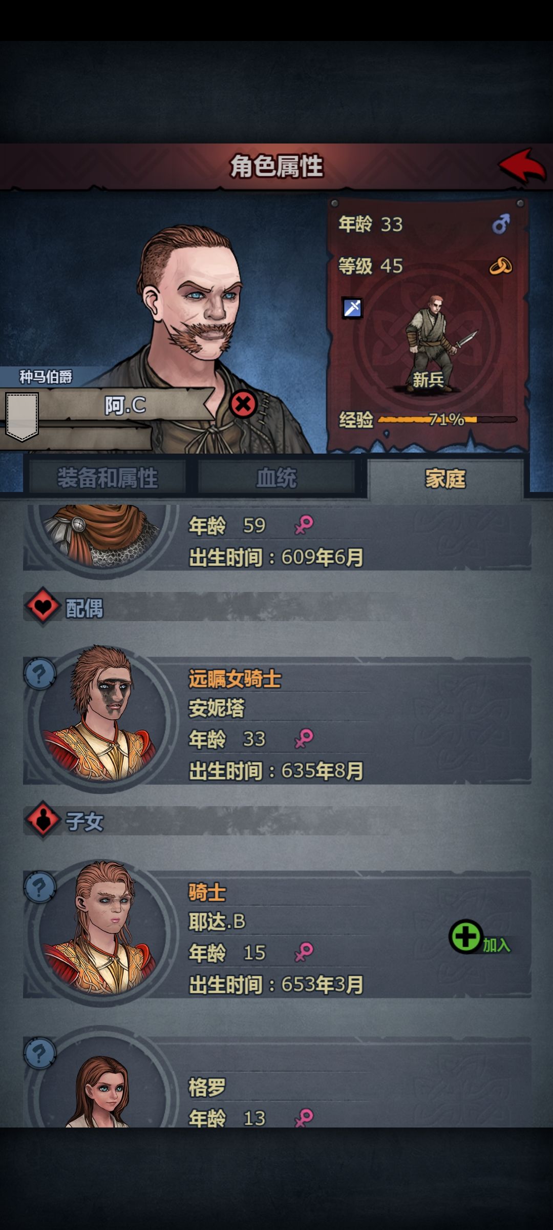 怎么伯爵生的第一个孩子是骑士啊 1
