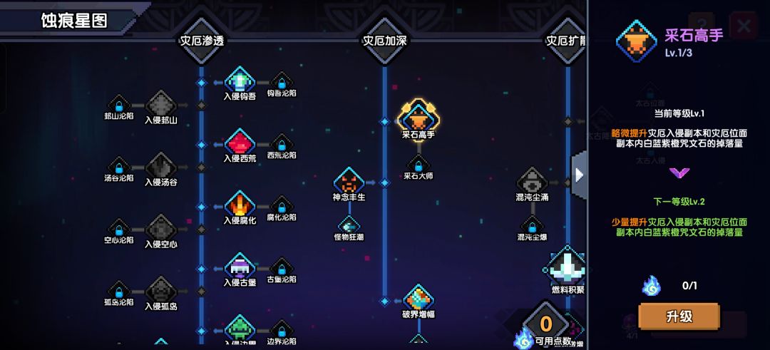 大佬们,这个星图加点只能到采石高手吗 1