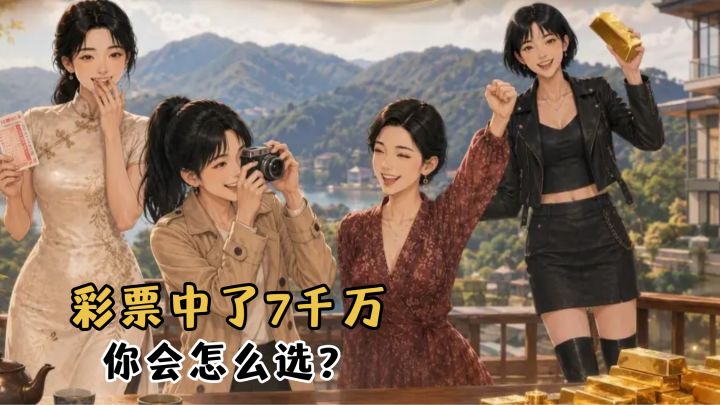 奖来!一张彩票直接暴富?中 7000 万的人生有多爽!截图