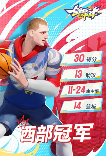 西决落幕，掘金4-0湖人首进总决赛！恭喜约基奇大三双拿下MVP！
Mibo已经迫不及待地想看到大家在游戏里操控约老师的表现了！！#游戏讨论#游戏安利#游戏推荐
