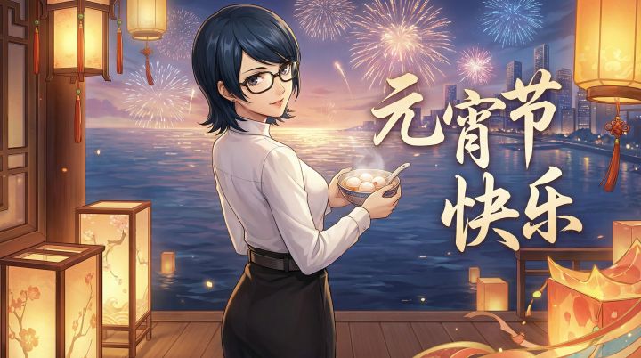 P5X角色服装二创无文字纯享版。祝大家元宵节快乐!截图