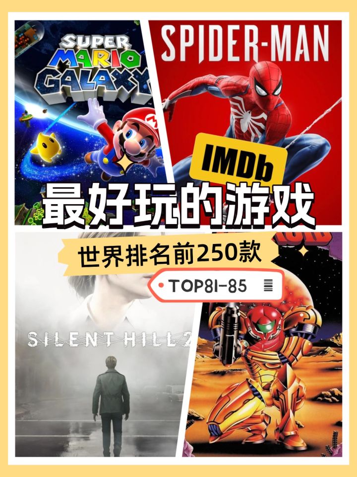 IMDb全球TOP250游戏盘点(81-85)🎮截图