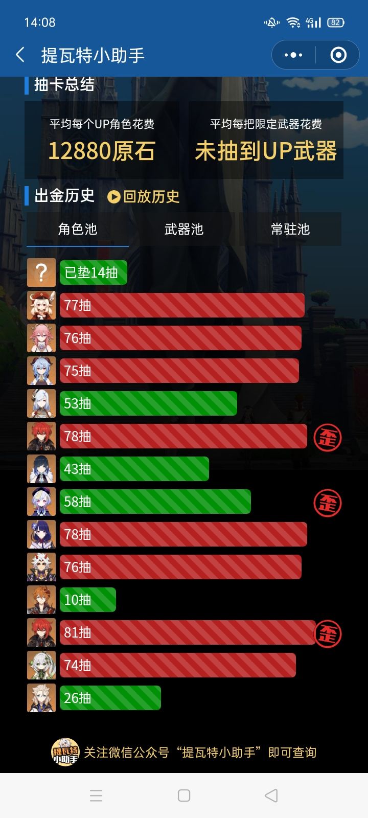 原神真的存在小保底吗 纪念贴截图