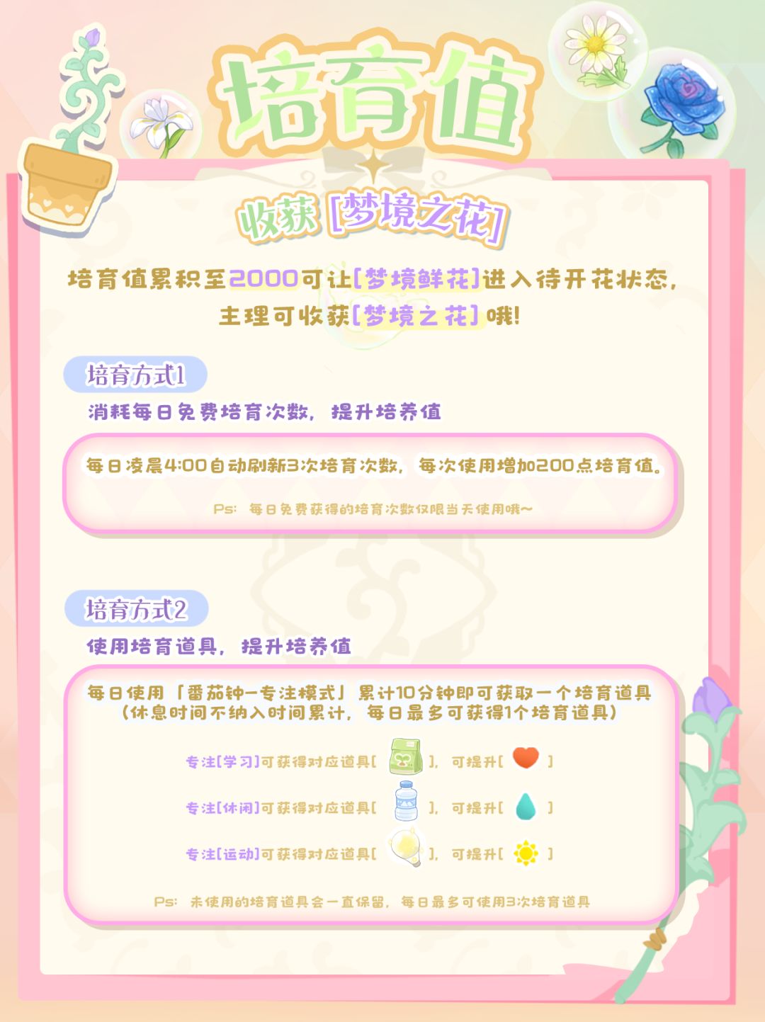 星光特刊⭐梦境伴旅·培育鲜花 3