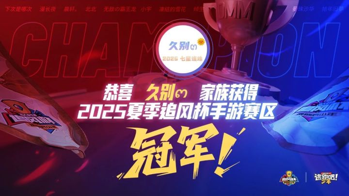 2025夏季追风杯手游冠军!!!久别截图