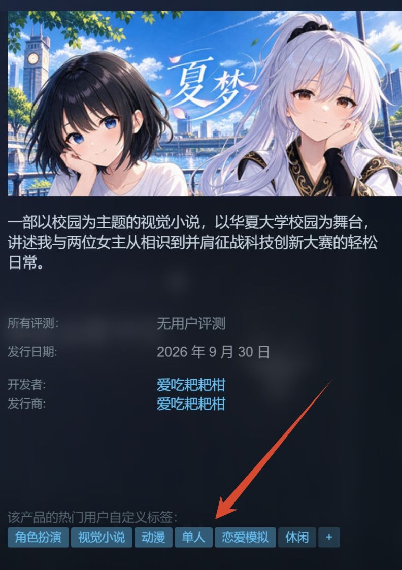 玩家手搓夏梦ML后宫双女主,视觉小说游戏! 2