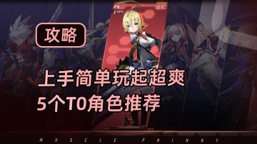 苍翼混沌效应里5个玩起来超爽，还上手贼简单的T0强度角色推荐