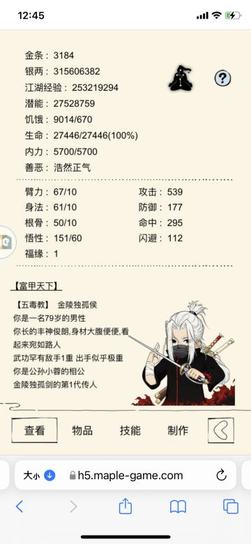 不负责任的武学强度评分