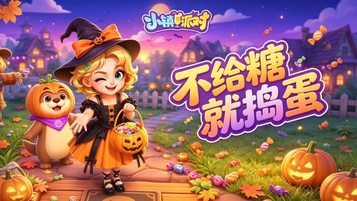 把南瓜🎃糖果🍬拖进合成订单里，来卡瓦岛过个“治愈系万圣节”😈截图