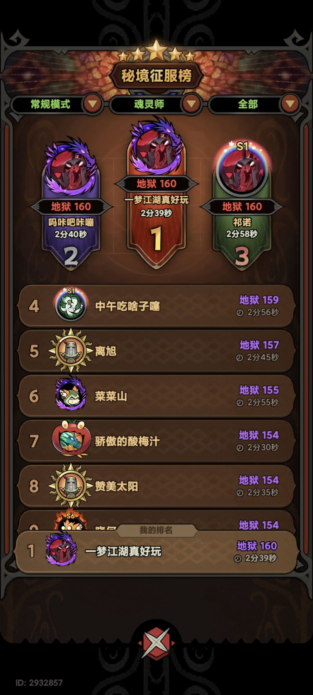 第一名了 1