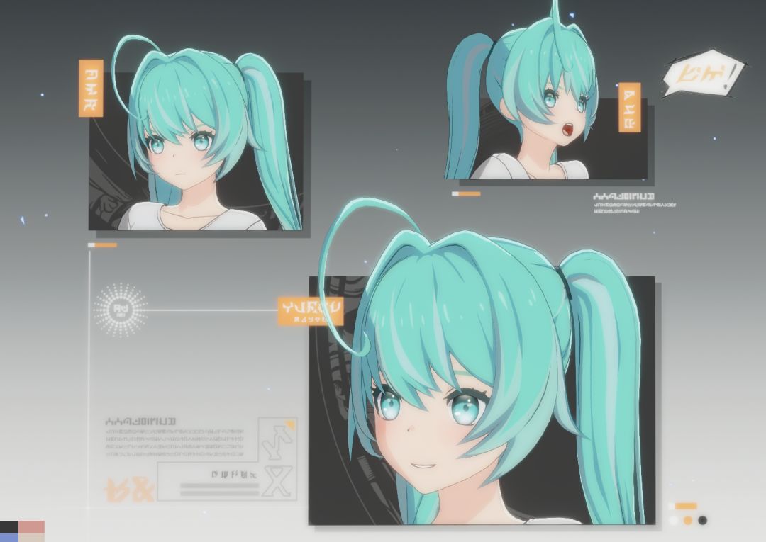【捏脸分享】初音未来 3