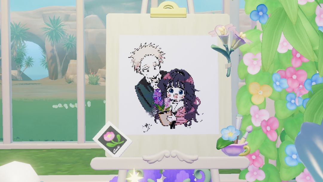 心动小镇画板像素画作品 5