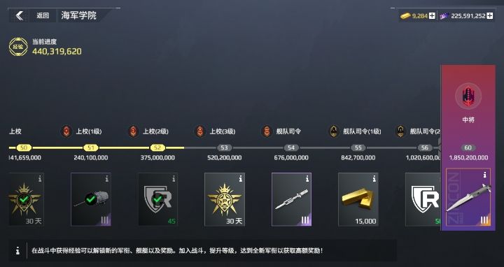 等级讲解截图