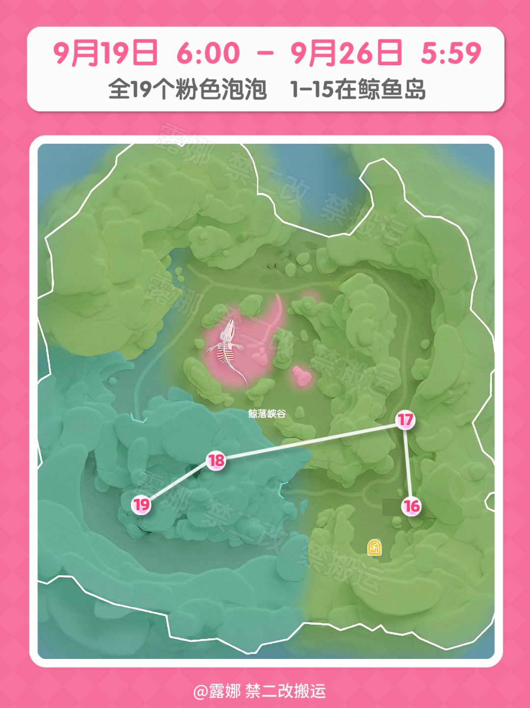 9月19日-9月25日 全19个粉色泡泡详细位置攻略 3