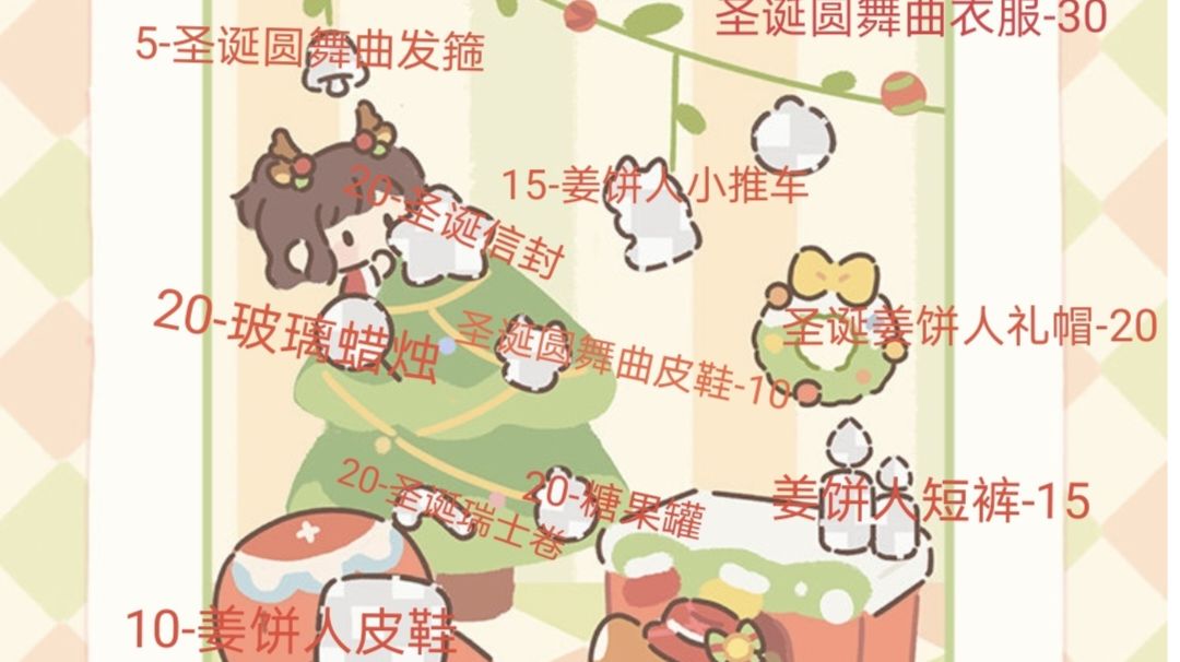 圣诞夜🎄物品兑换攻略（来源微博）截图