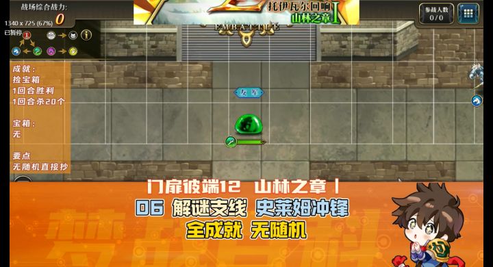 门扉彼端12 山林之章Ⅰ-06 解秘支线 史莱姆冲锋！ 全成就截图