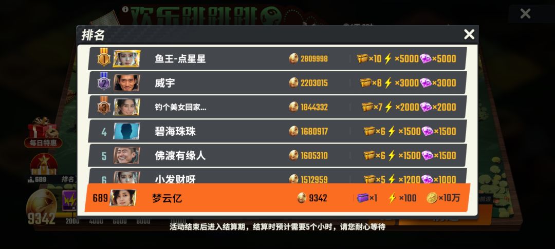 现在是1000人一个榜单么? 1