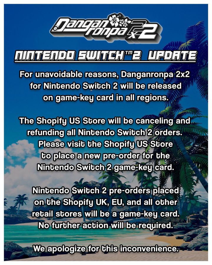 超级弹丸论破2×2 Switch 2实体版生变故!截图