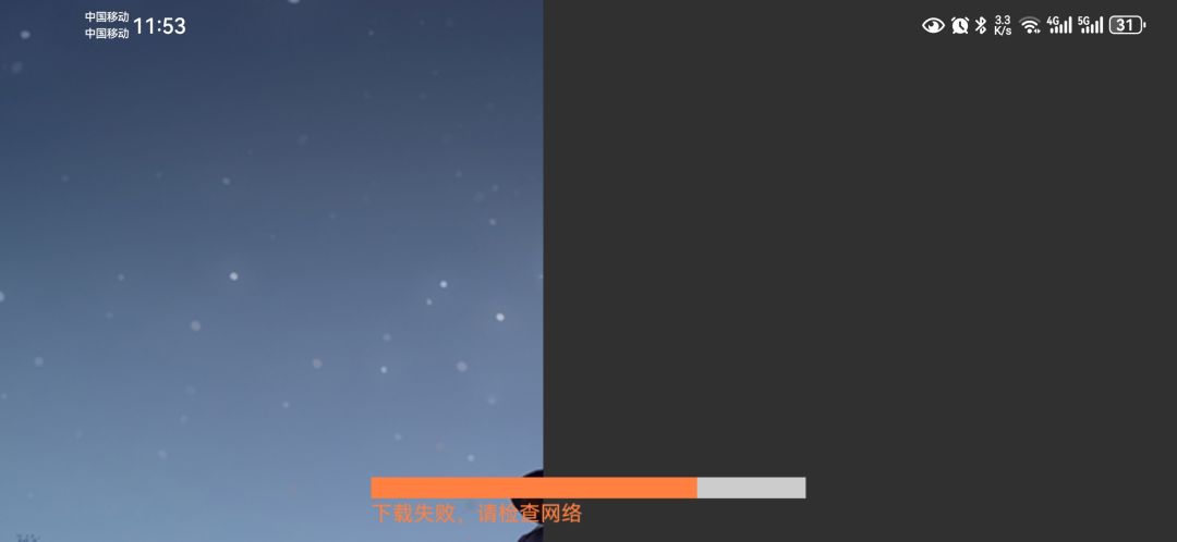 今天要疯?流量wif都一样下载失败? 1