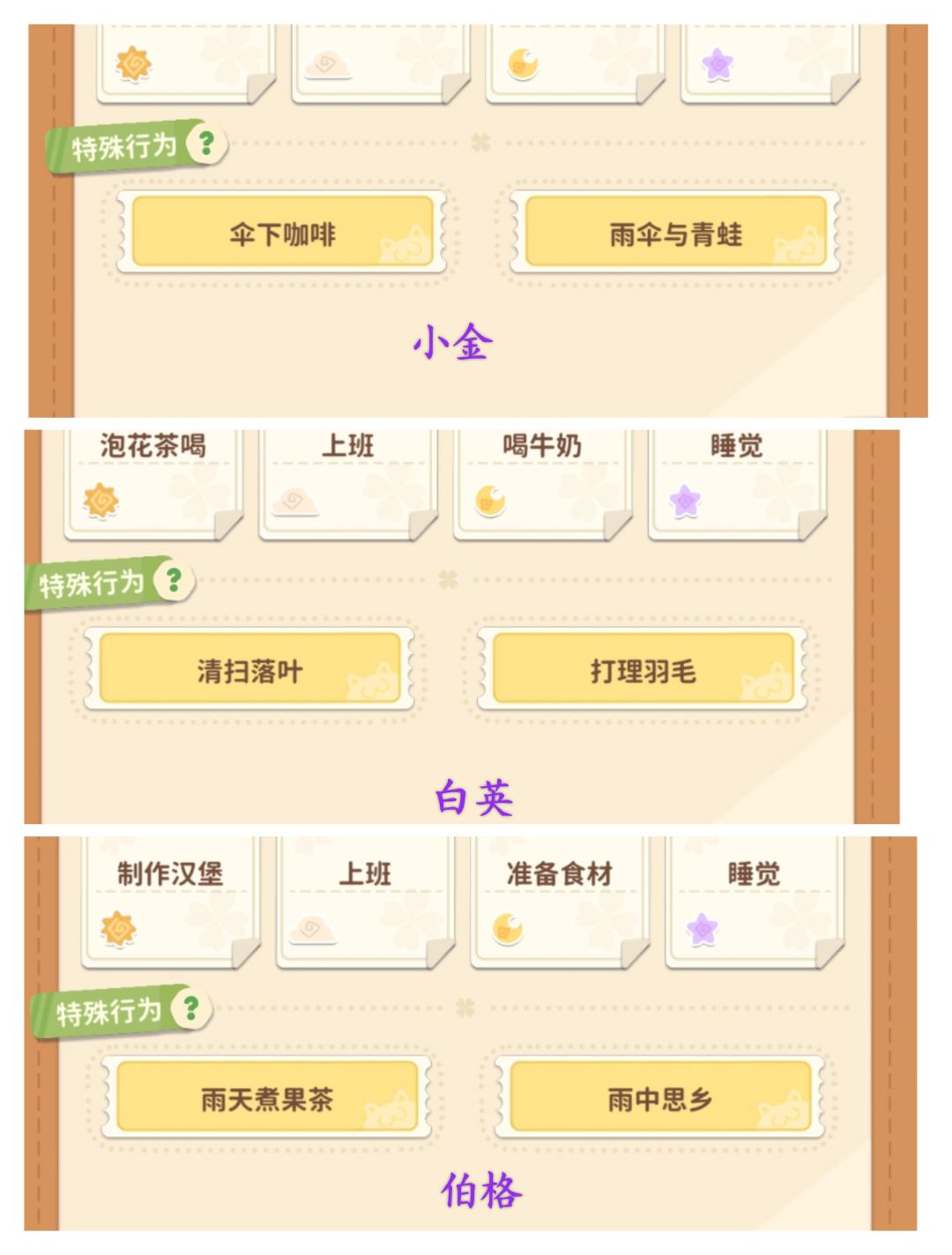 特殊行为+我的一些发现（欢迎大家一起分享） 3