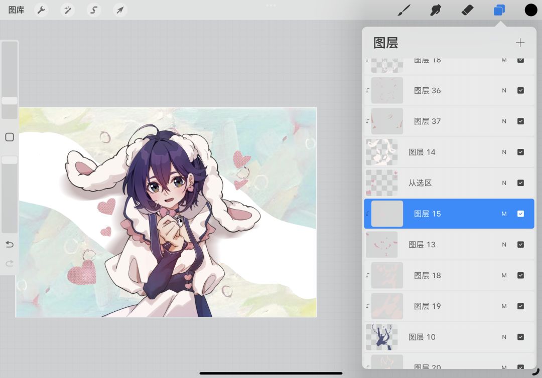 【喧响绘画委托】兔兔玲妹 3