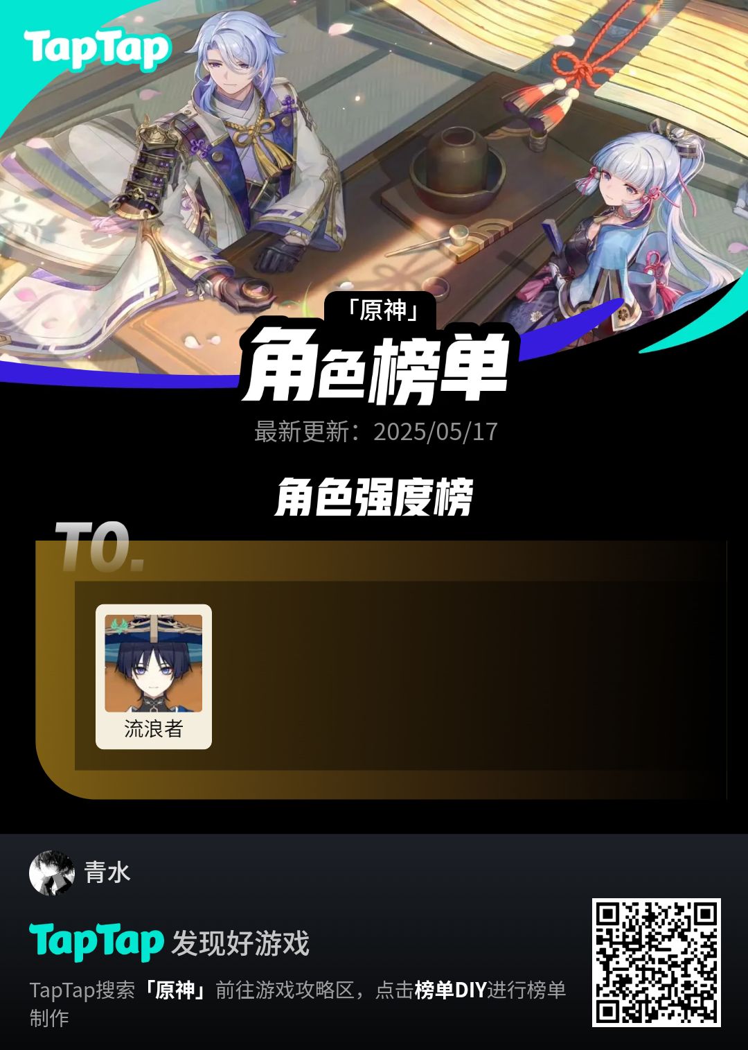 #我的原神强度榜截图