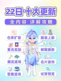 1月22日 十大更新内容 累充 返场 雪雕