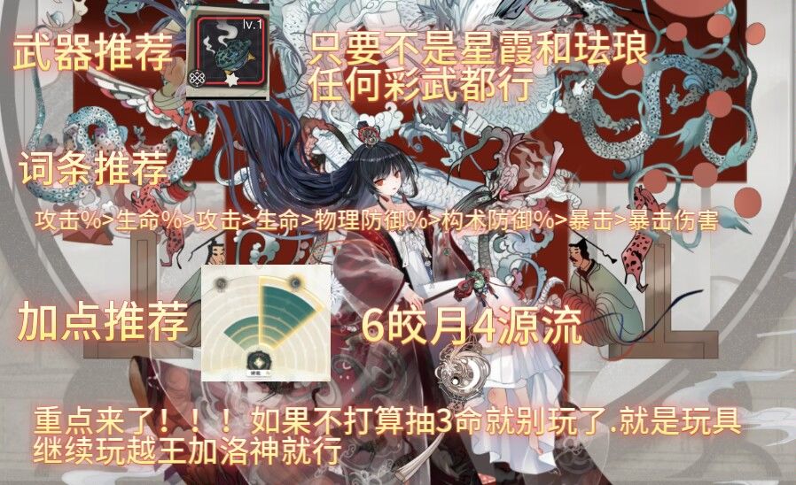 【物华弥新】T形帛画武器深造推荐一图流 2