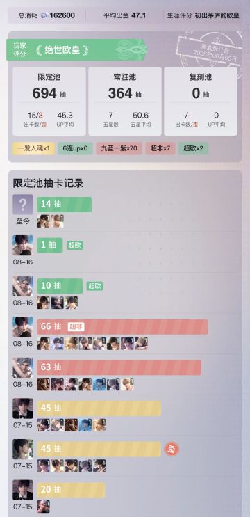 试了小黑盒抽卡分析，直接给我哄成胚胎了…