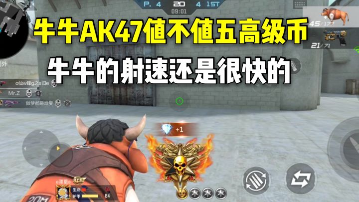 牛牛AK47值不值五个高级币?牛牛的射速还是很快的!截图