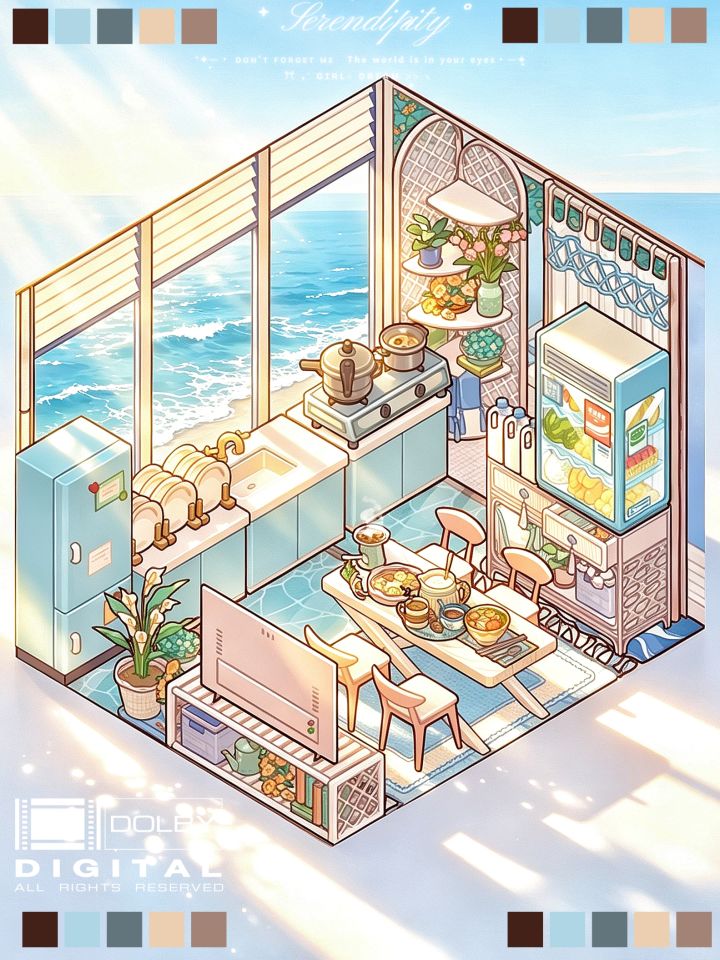 🌊‖我的休闲时光·夏日度假厨房截图