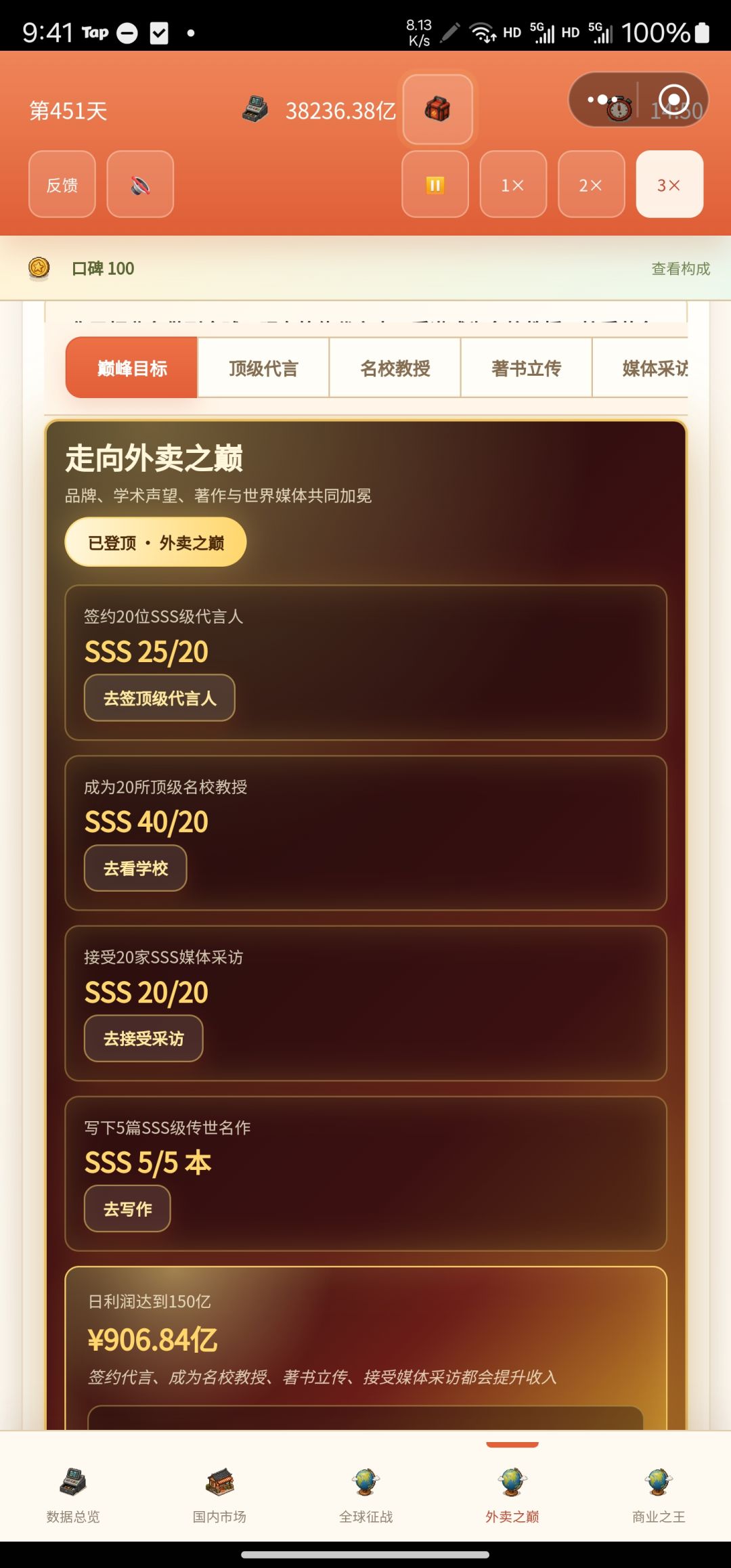 451天成就外卖巅峰 1