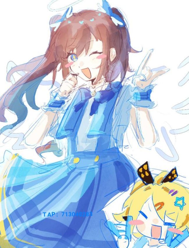 画了小女孩 1