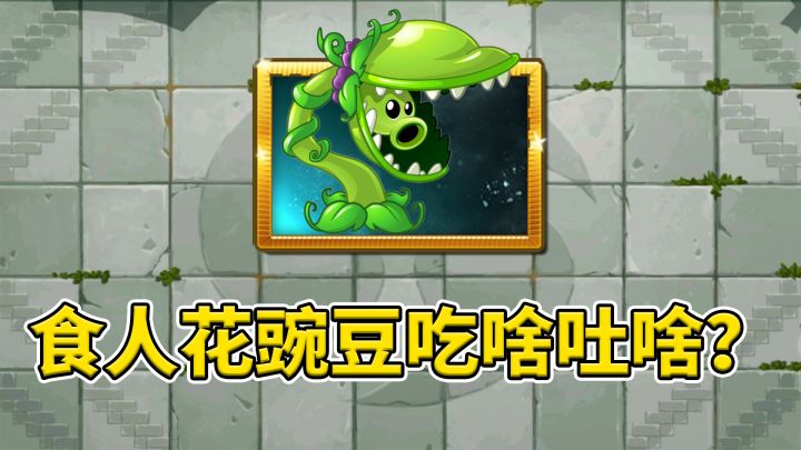 植物大战僵尸2:食人花豌豆是吃啥吐啥?截图