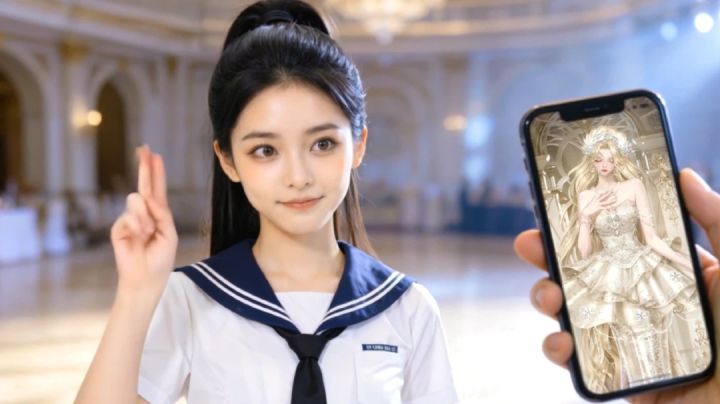 鎏金礼服绝美,轻松穿搭变美截图