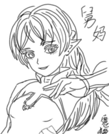 【同人画师】舅妈模型素描