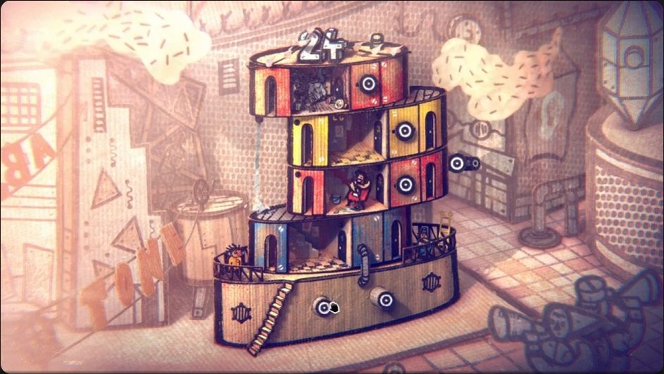 手绘定格风解谜新作喇叭之城 Steam正式发售 1