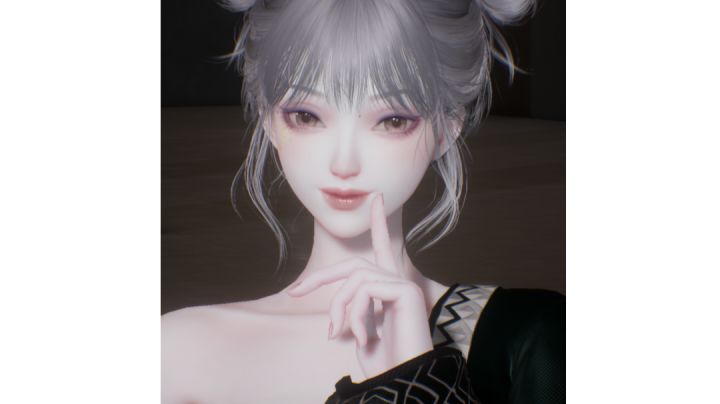 蓝色眼线真的很绝截图