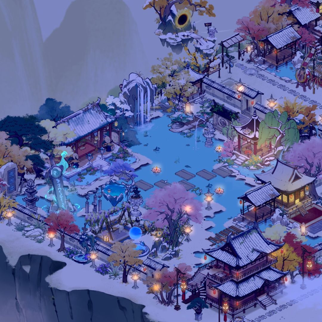 刚布置完的 2