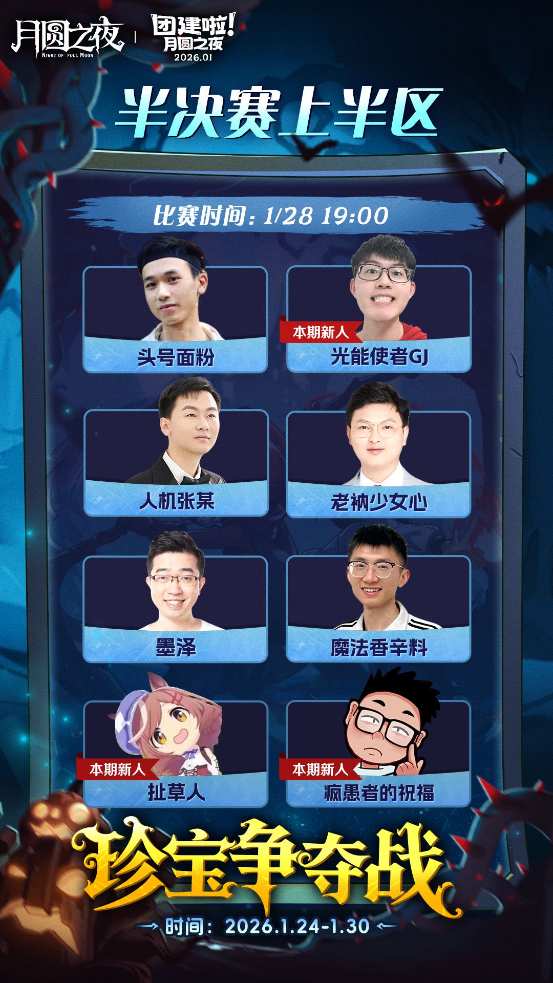 1月主播团建赛 Day4: 2