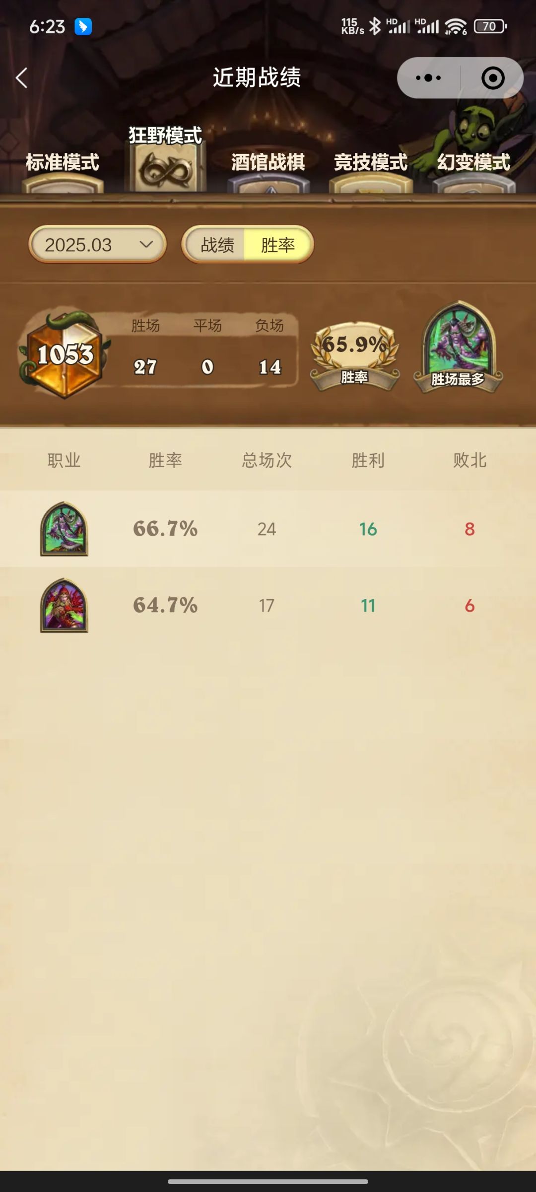 月初传说67胜率海盗瞎 2