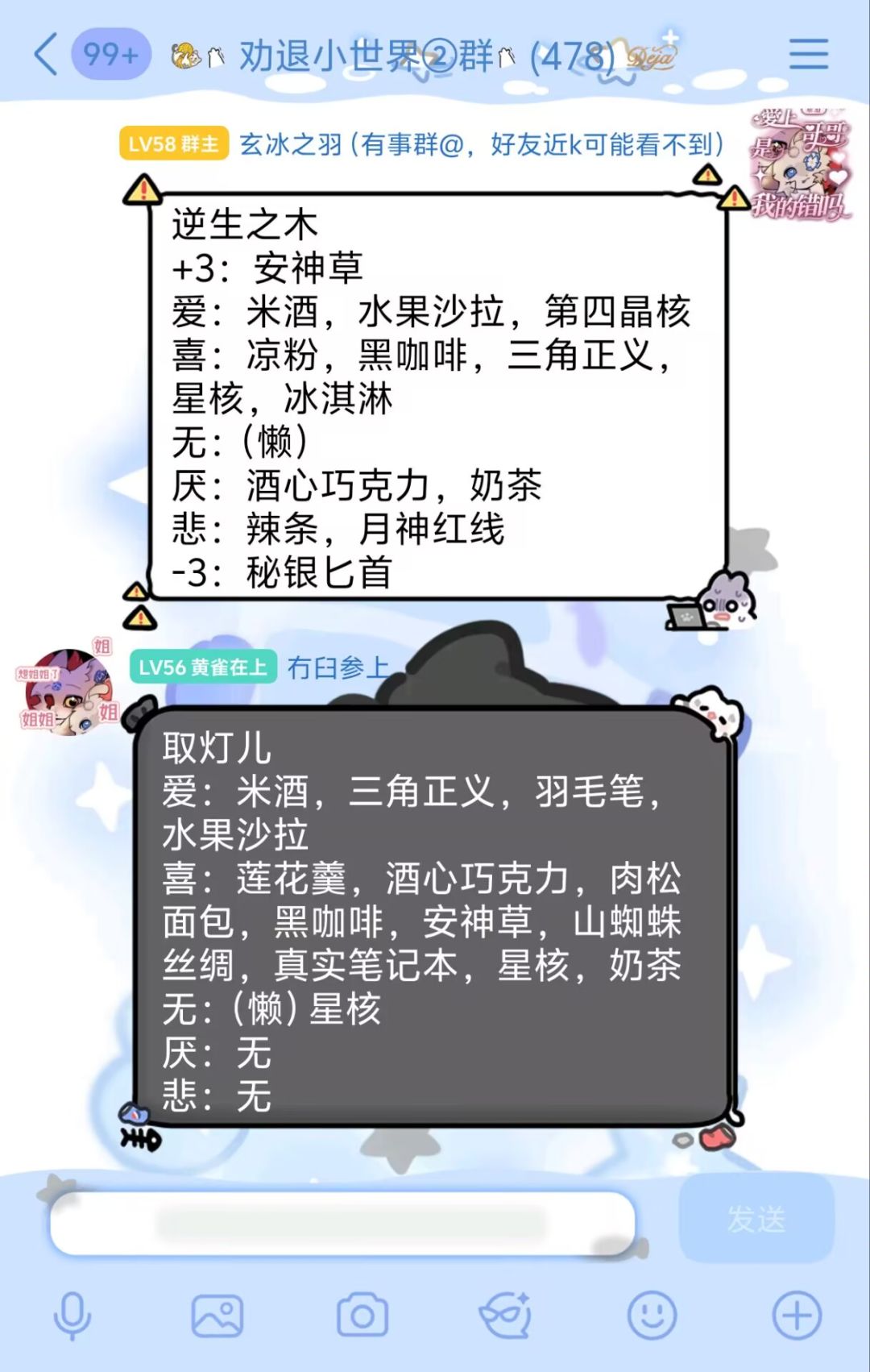 1.0.22闲逛角色好感度攻略(只有新增的) 1