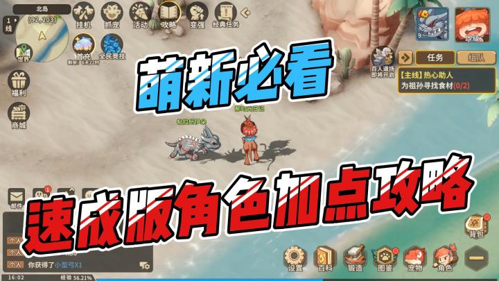 萌新必看——速成版角色加点攻略截图